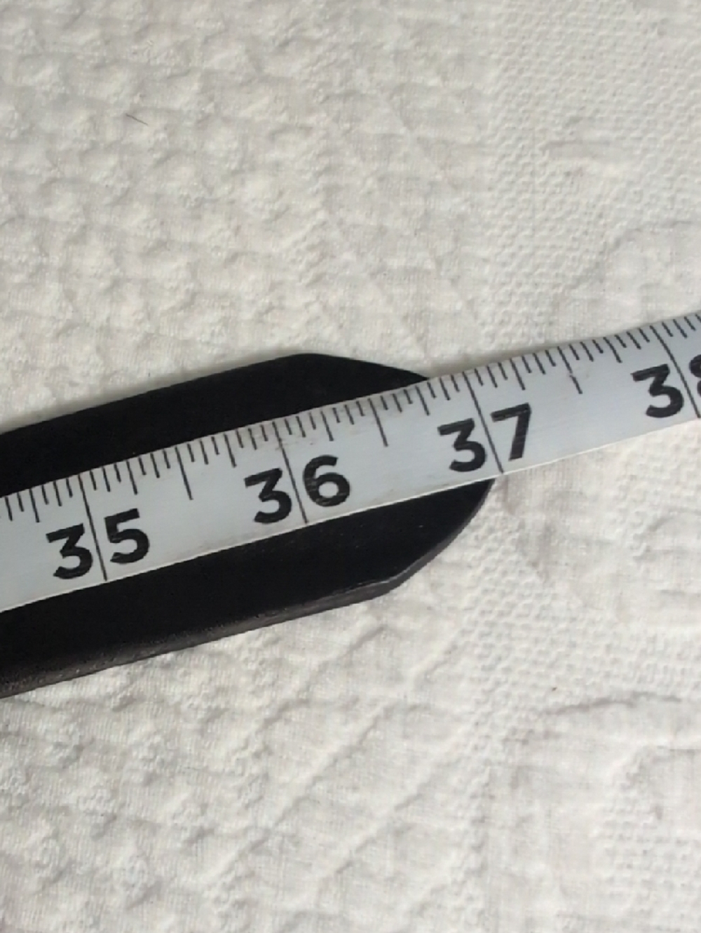 Fossil Black Leather Belt with Decorative Antique Silver Buckle - Picture 7 of 9